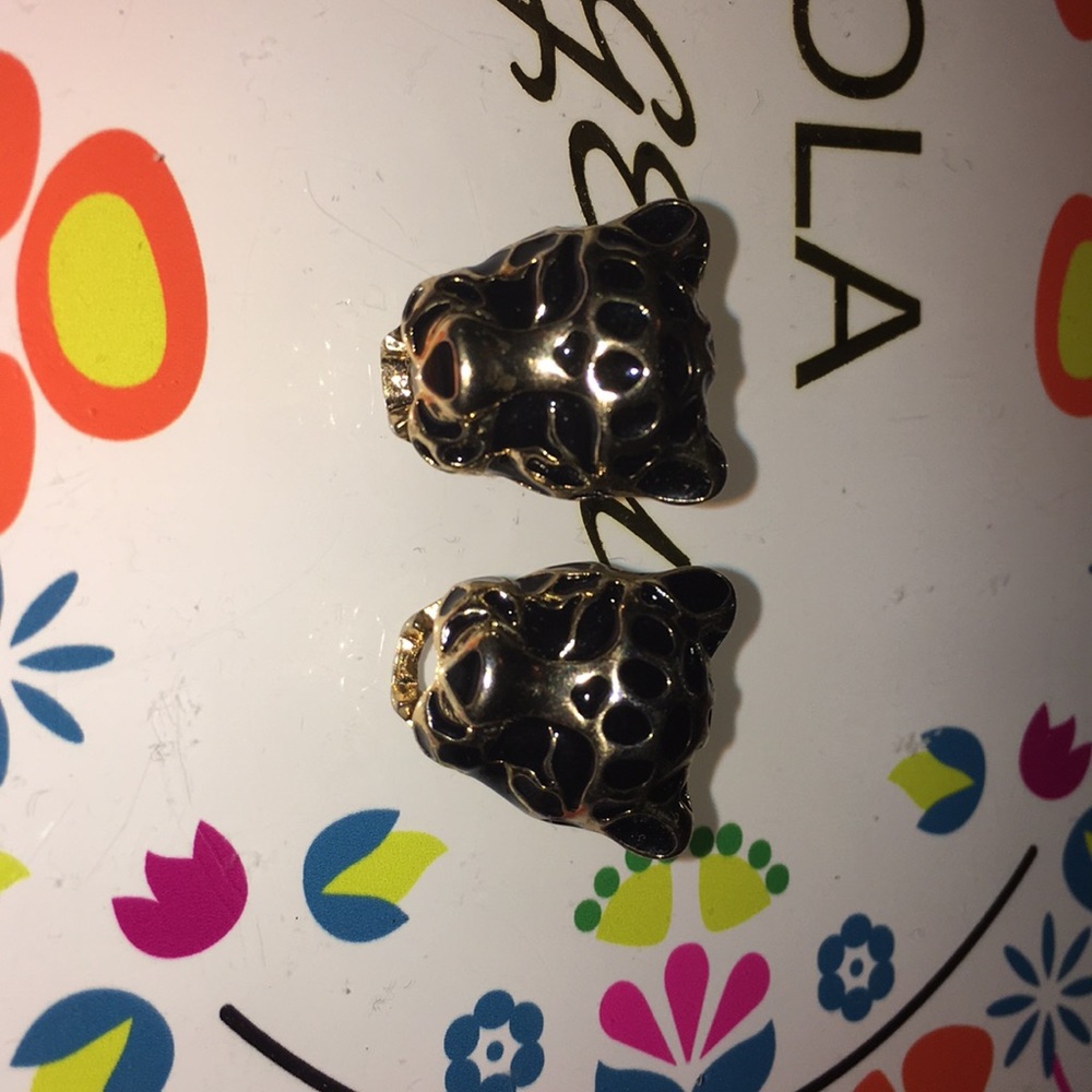 Cheetah earrings
